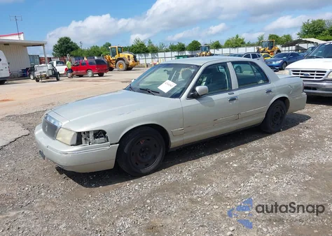 2003 Mercury Grand Marquis Gs from USA, damaged, VIN 2MEFM74W33X713078